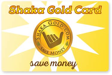 hawaii shaka gold card